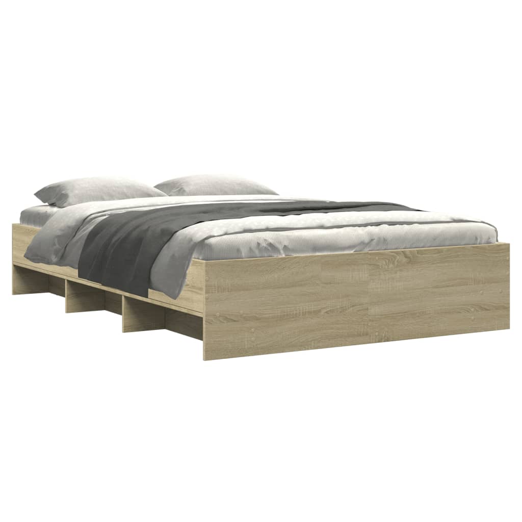 Giroletto senza Materasso Rovere Sonoma 140x200cm in Truciolato | homemem39