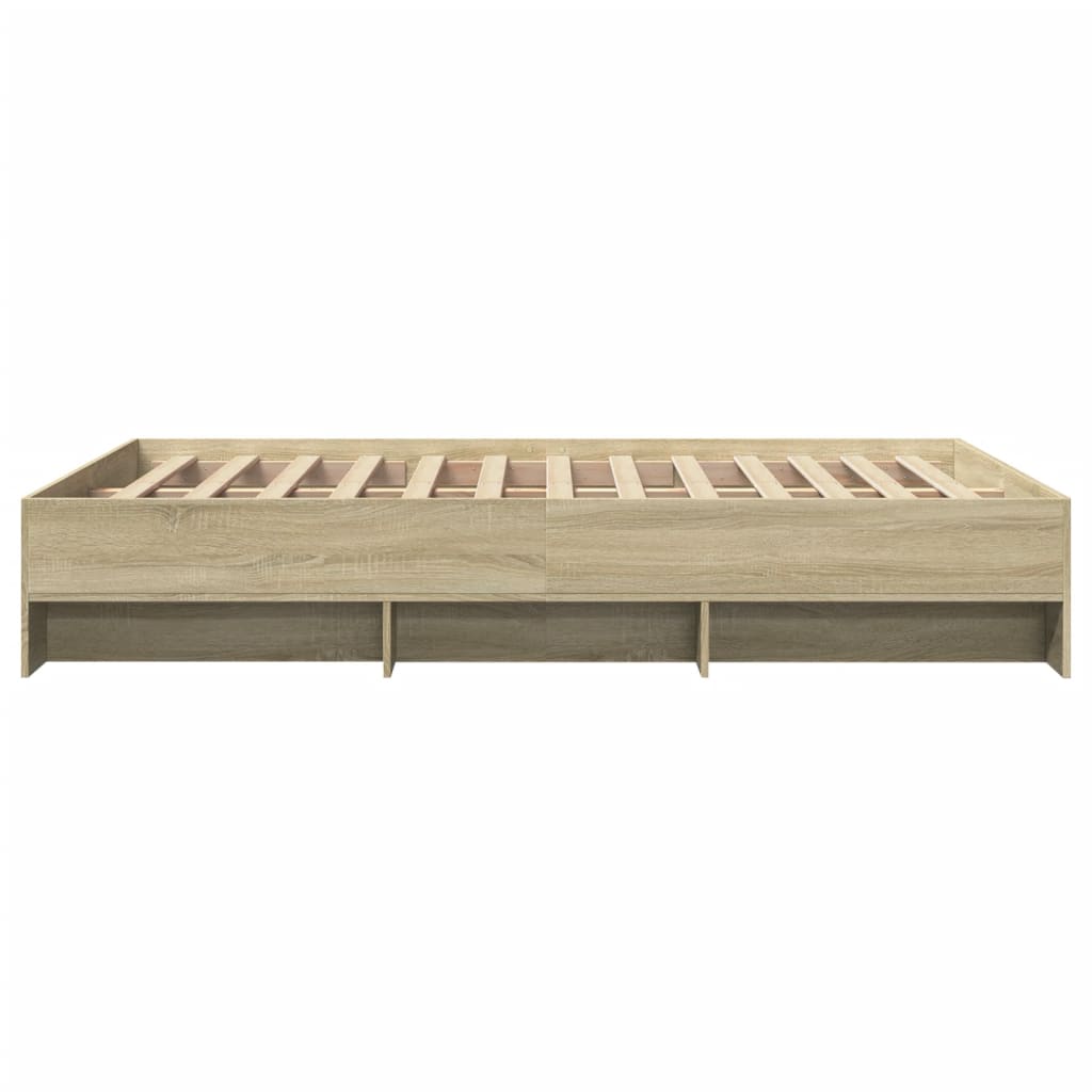 Giroletto senza Materasso Rovere Sonoma 140x200cm in Truciolato | homemem39