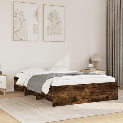 Giroletto senza Materasso Rovere Fumo 140x200 cm in Truciolato | homemem39