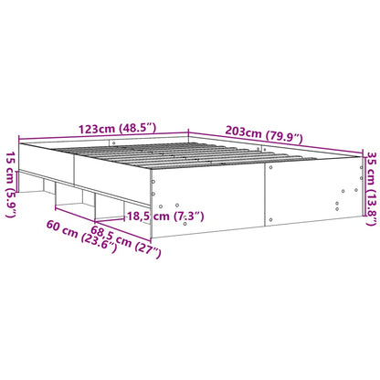 Giroletto Bianco 120x200 cm in Legno Multistrato | homemem39