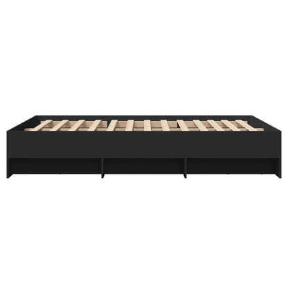 Giroletto Nero 120x200 cm in Legno Multistrato | homemem39