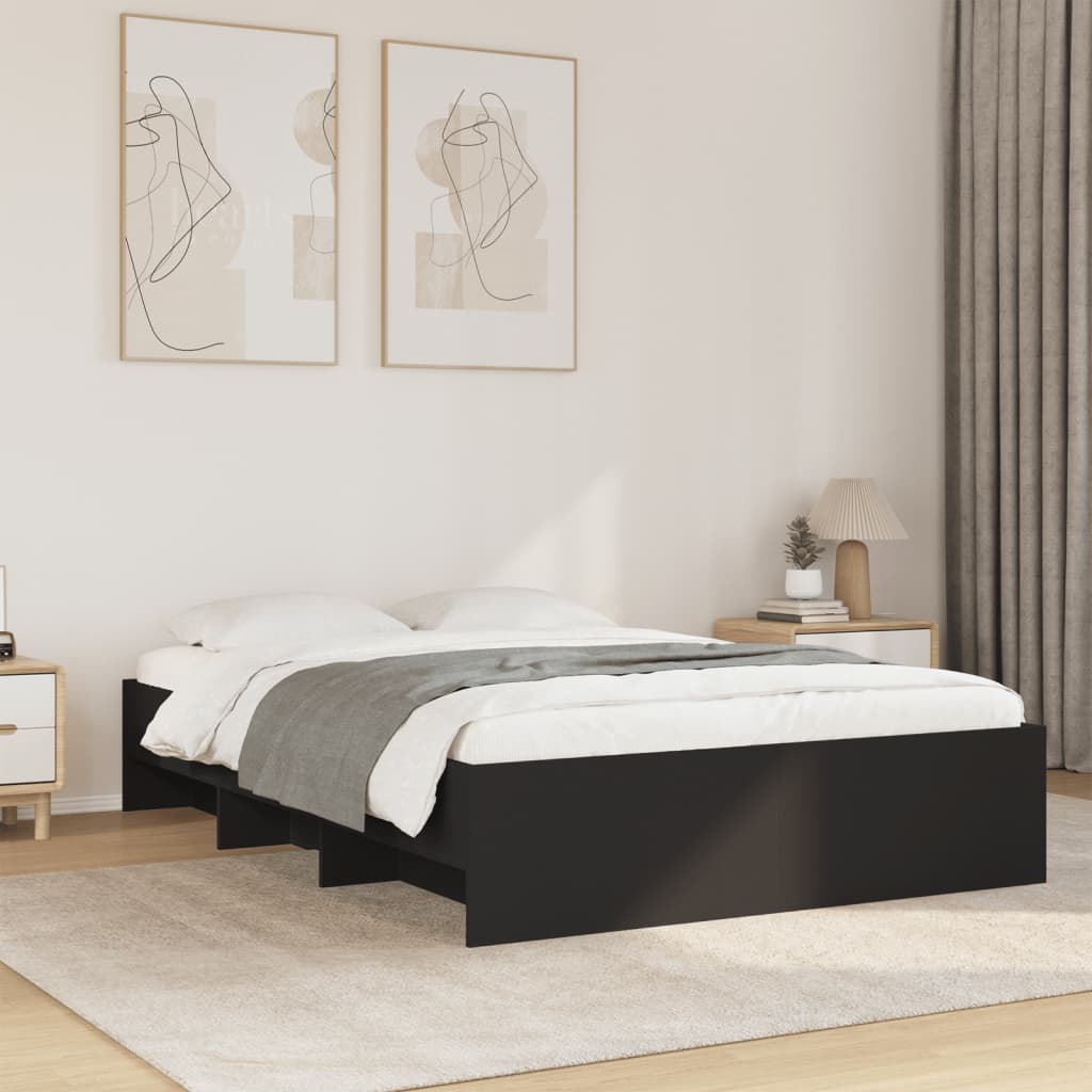 Giroletto Nero 120x200 cm in Legno Multistrato | homemem39