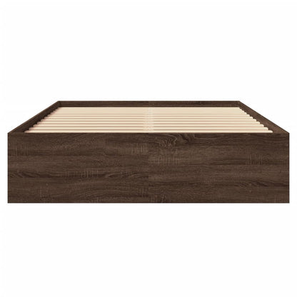Giroletto senza Materasso Rovere Marrone 120x200 cm Truciolato | homemem39