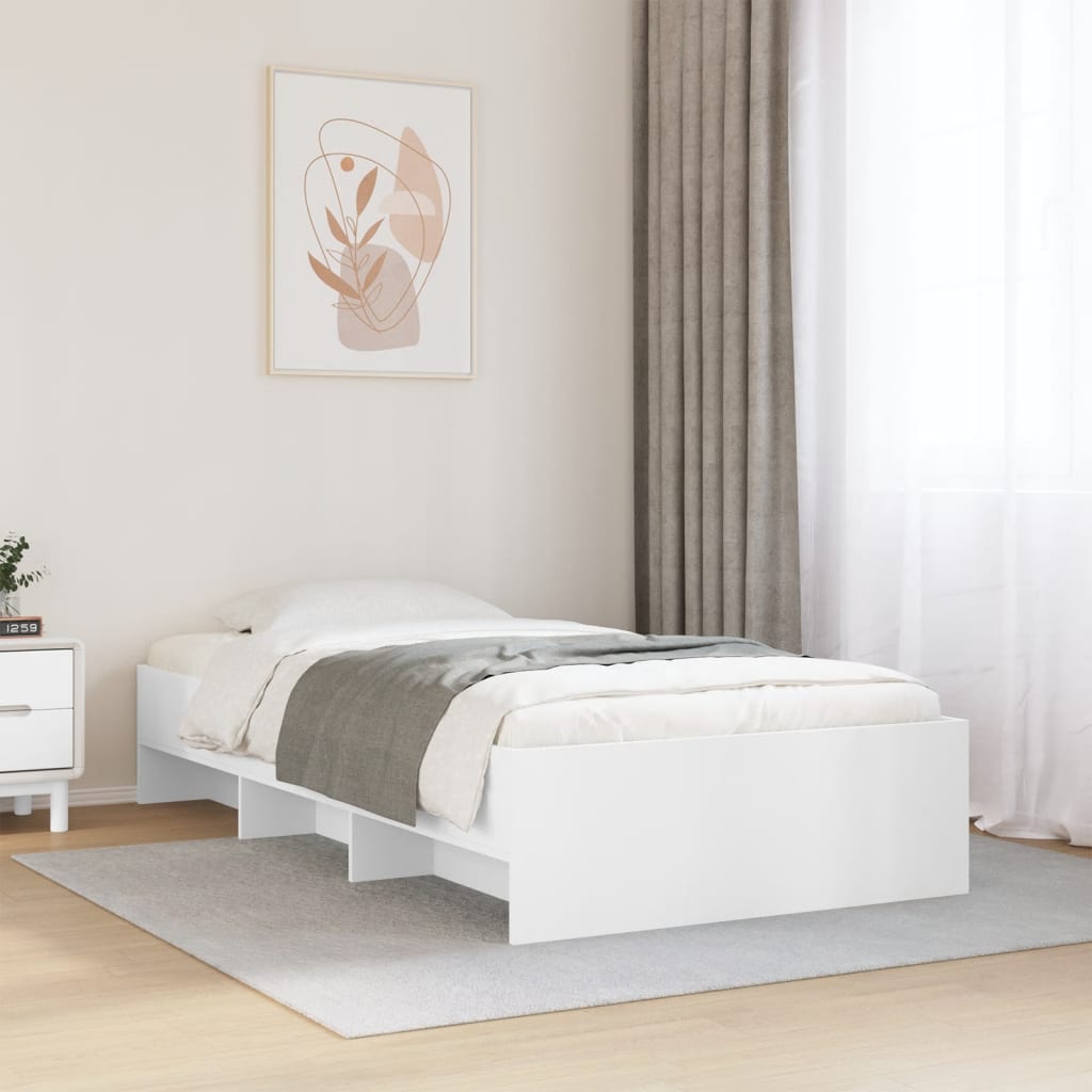 Giroletto Bianco 90x200 cm in Legno Multistrato | homemem39