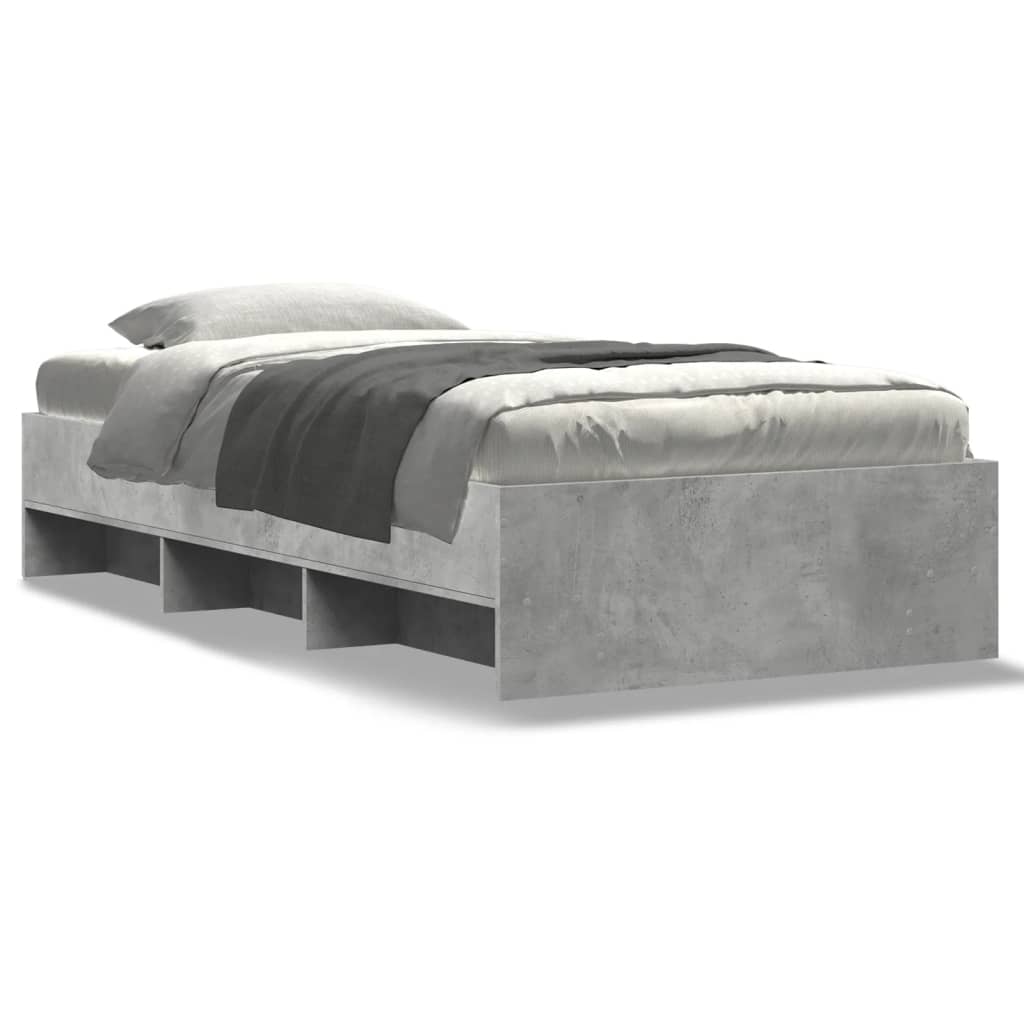 Giroletto Grigio Cemento 90x200 cm in Legno Multistrato | homemem39