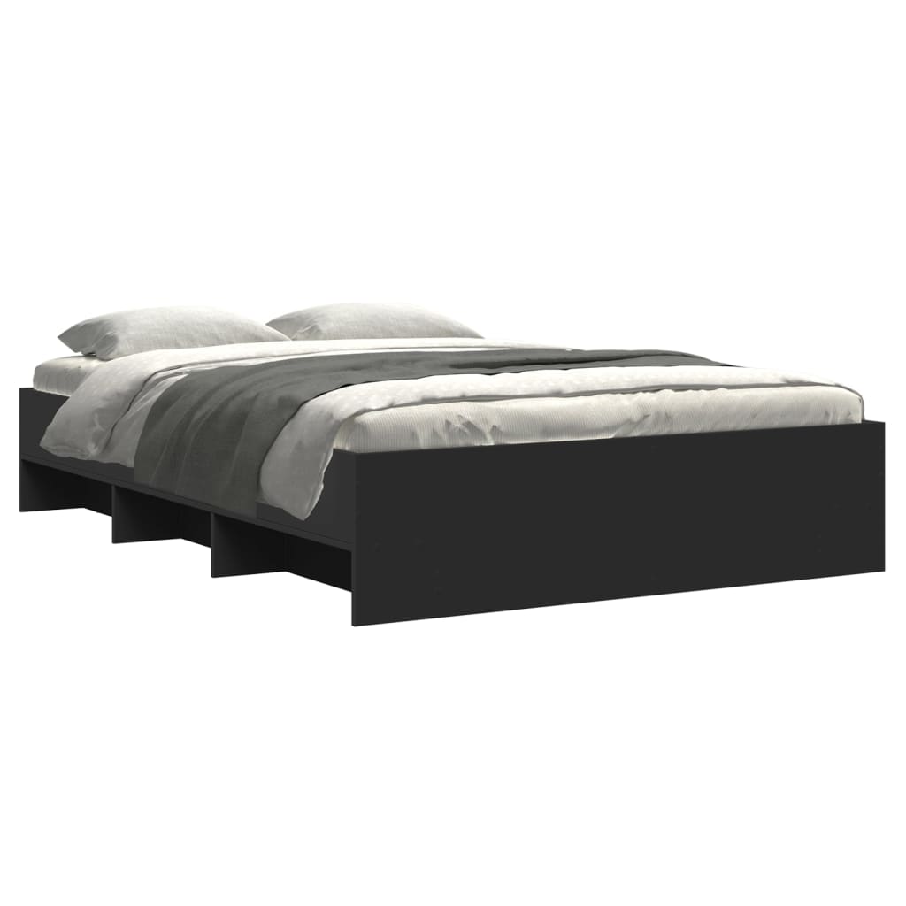 Giroletto Nero 140x190 cm in Legno Multistrato | homemem39