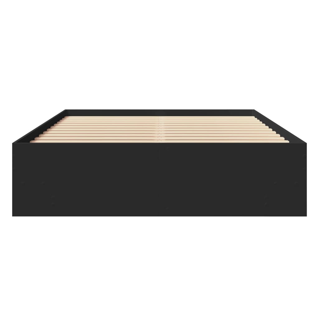 Giroletto Nero 140x190 cm in Legno Multistrato | homemem39