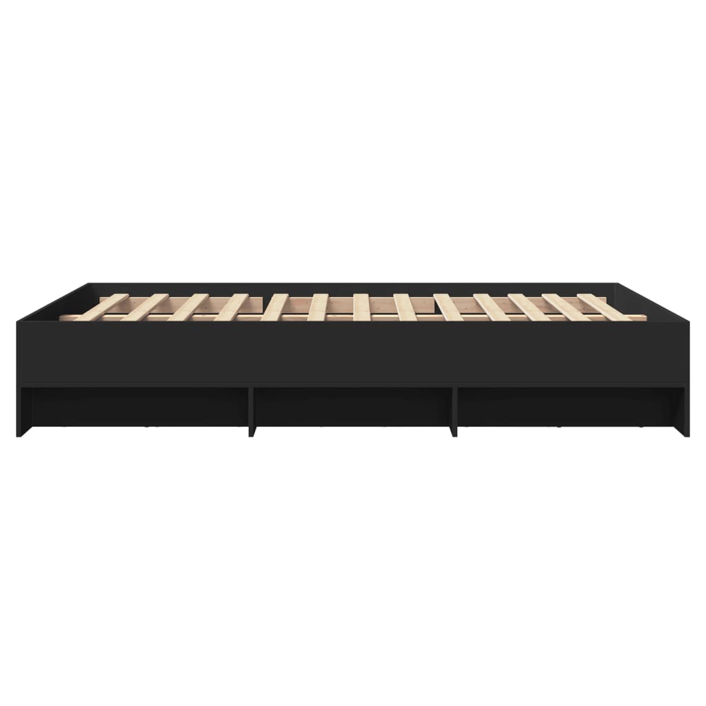 Giroletto Nero 140x190 cm in Legno Multistrato | homemem39