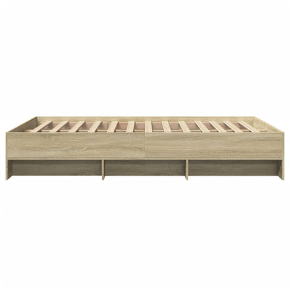 Giroletto senza Materasso Rovere Sonoma 140x190cm in Truciolato | homemem39