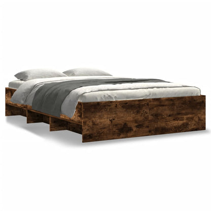 Giroletto senza Materasso Rovere Fumo 140x190 cm in Truciolato | homemem39