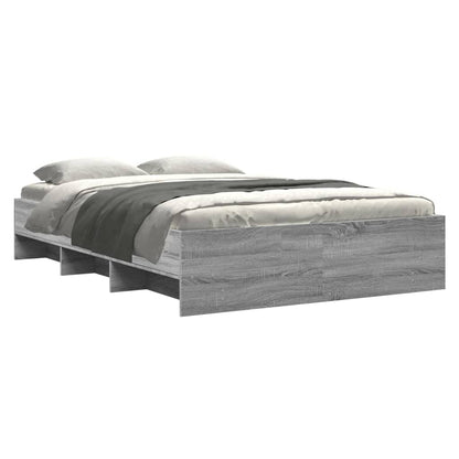 Giroletto Grigio Sonoma 140x190 cm in Legno Multistrato | homemem39