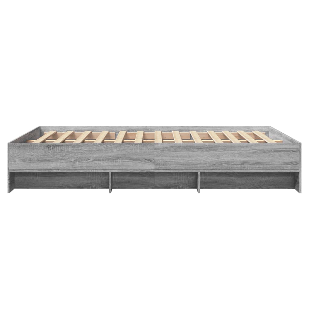 Giroletto Grigio Sonoma 135x190 cm in Legno Multistrato | homemem39