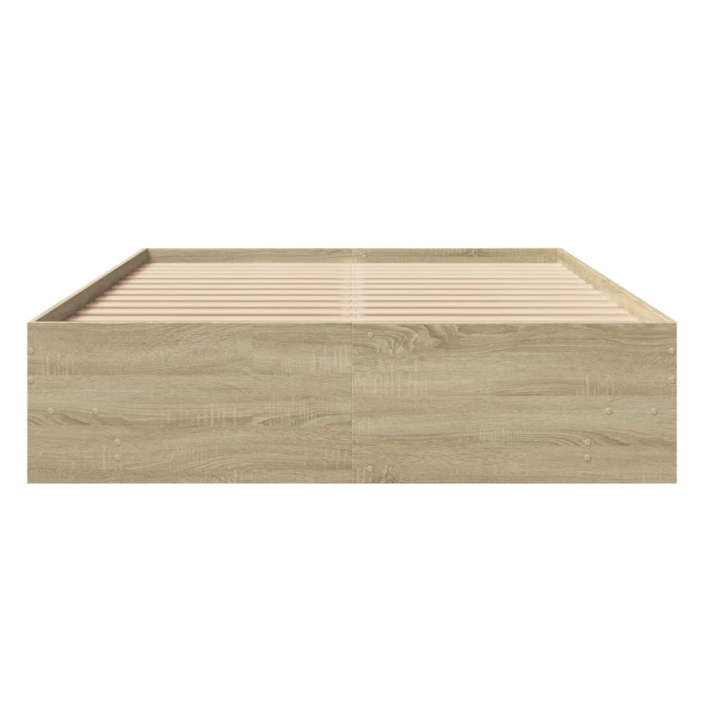 Giroletto senza Materasso Rovere Sonoma 120x190cm in Truciolato | homemem39