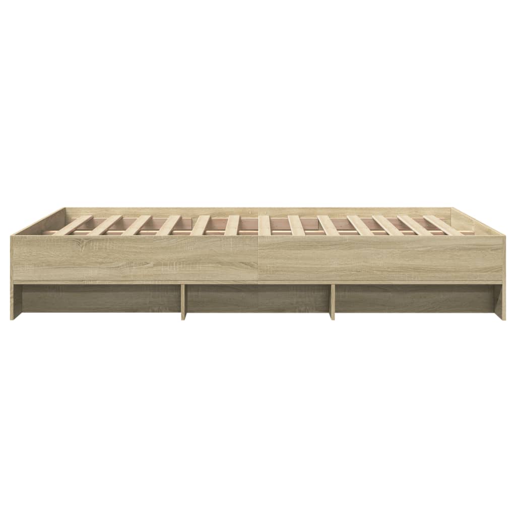 Giroletto senza Materasso Rovere Sonoma 120x190cm in Truciolato | homemem39