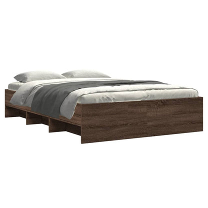 Giroletto senza Materasso Rovere Marrone 120x190 cm Truciolato | homemem39