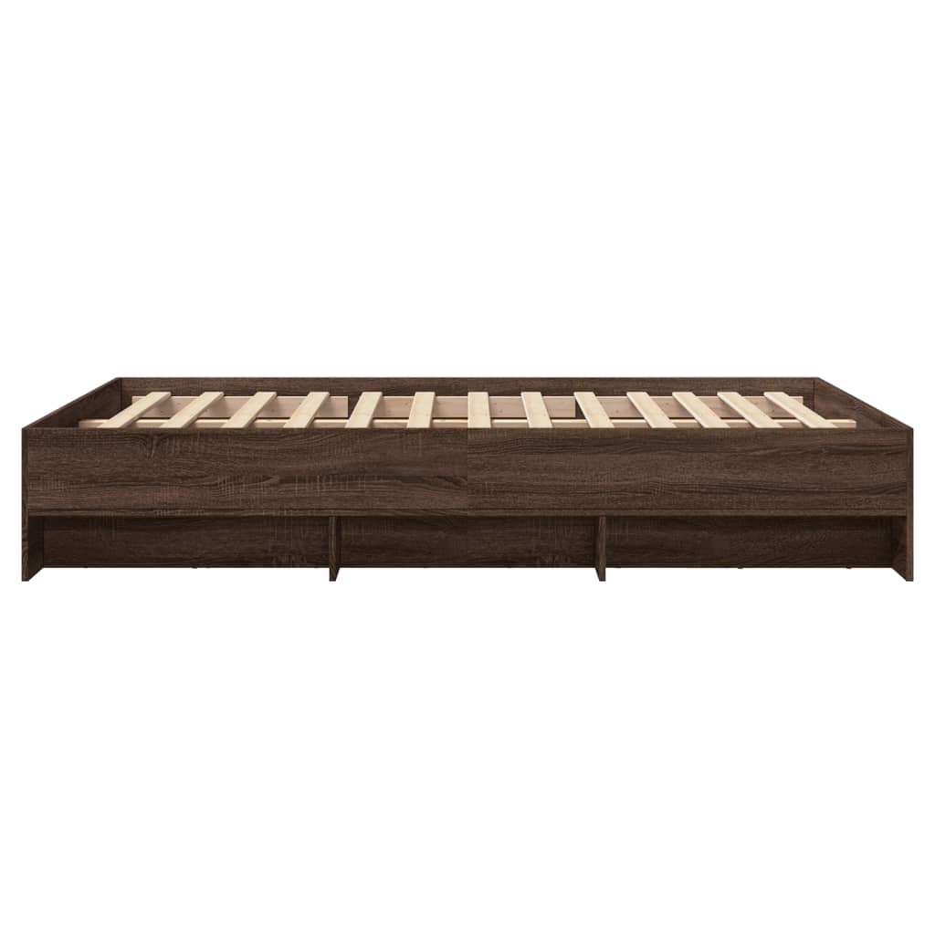 Giroletto senza Materasso Rovere Marrone 120x190 cm Truciolato | homemem39