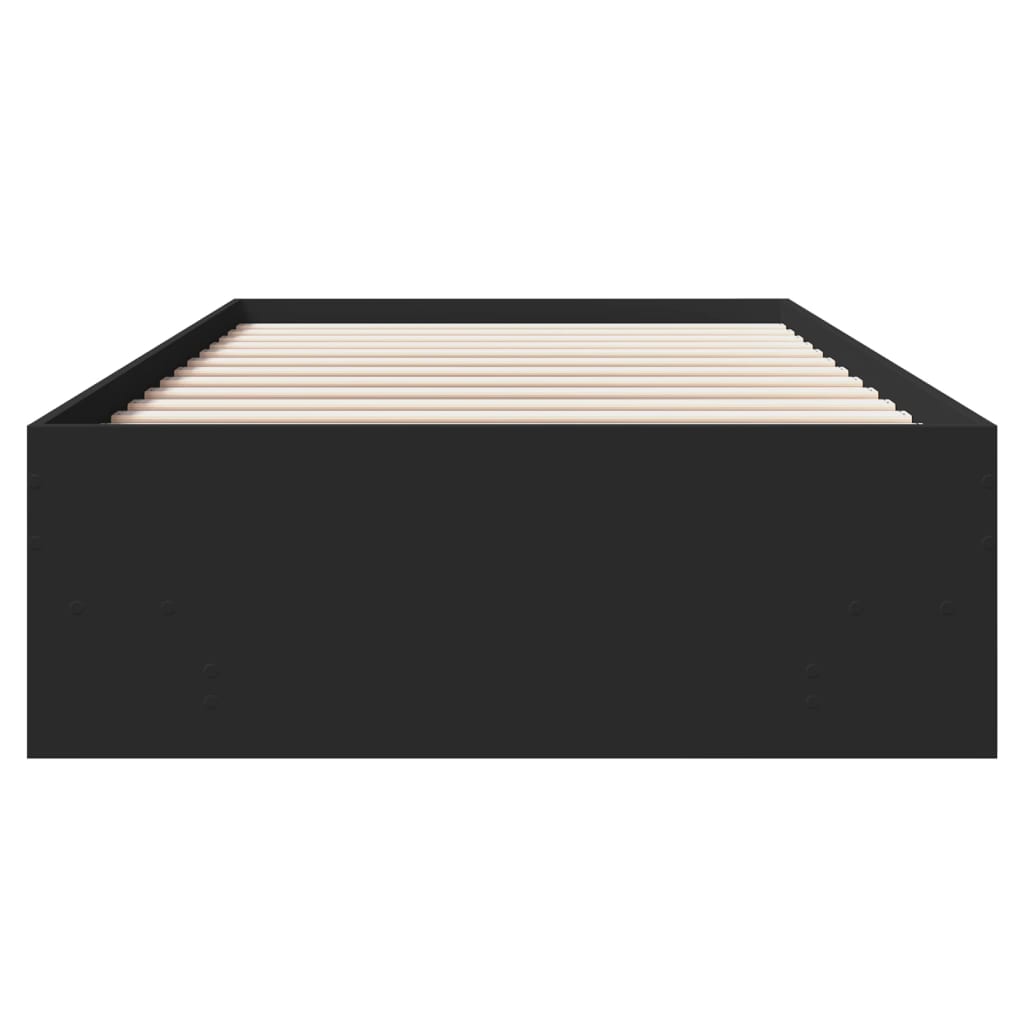 Giroletto Nero 90x190 cm in Legno Multistrato | homemem39