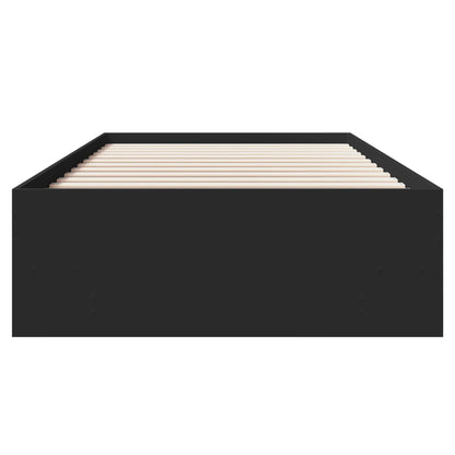 Giroletto Nero 90x190 cm in Legno Multistrato | homemem39