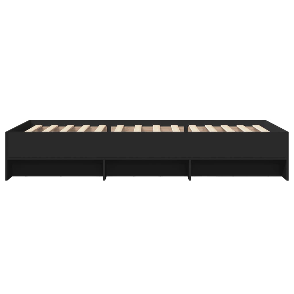 Giroletto Nero 90x190 cm in Legno Multistrato | homemem39