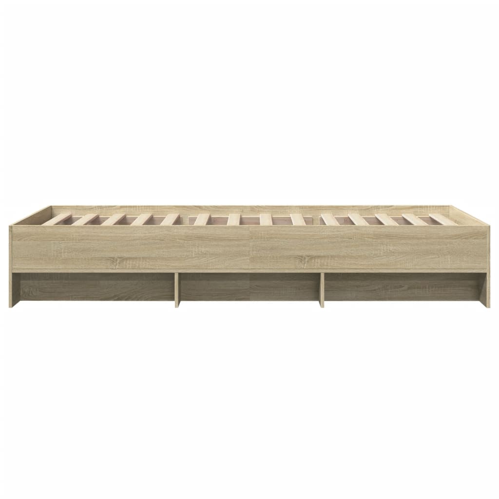 Giroletto senza Materasso Rovere Sonoma 90x190 cm in Truciolato | homemem39