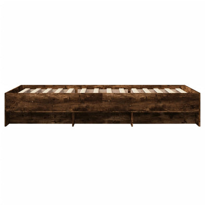 Giroletto senza Materasso Rovere Fumo 90x190 cm in Truciolato | homemem39