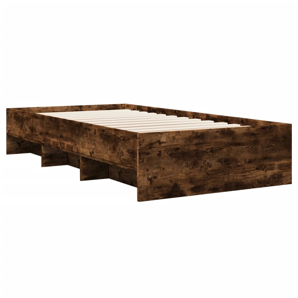 Giroletto senza Materasso Rovere Fumo 90x190 cm in Truciolato | homemem39