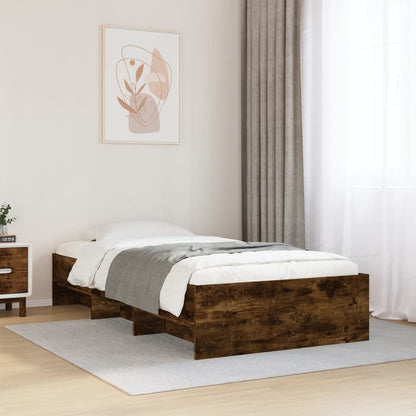 Giroletto senza Materasso Rovere Fumo 90x190 cm in Truciolato | homemem39