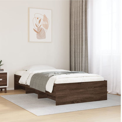 Giroletto senza Materasso Rovere Marrone 75x190cm in Truciolato | homemem39