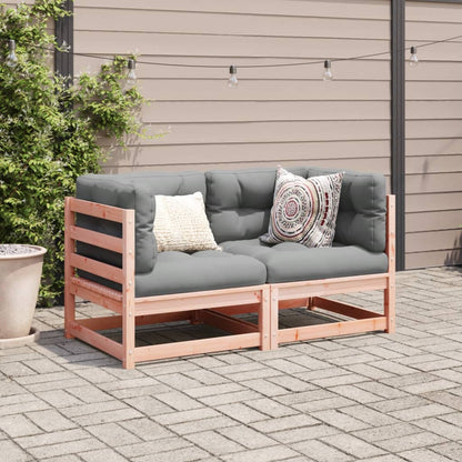 Set Divani da Giardino 2 pz in Legno Massello Abete Douglas | homemem39