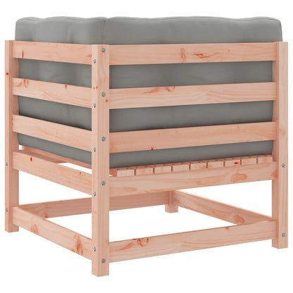 Set Divani Giardino 3 pz Cuscini Legno Massello Abete Douglas | homemem39