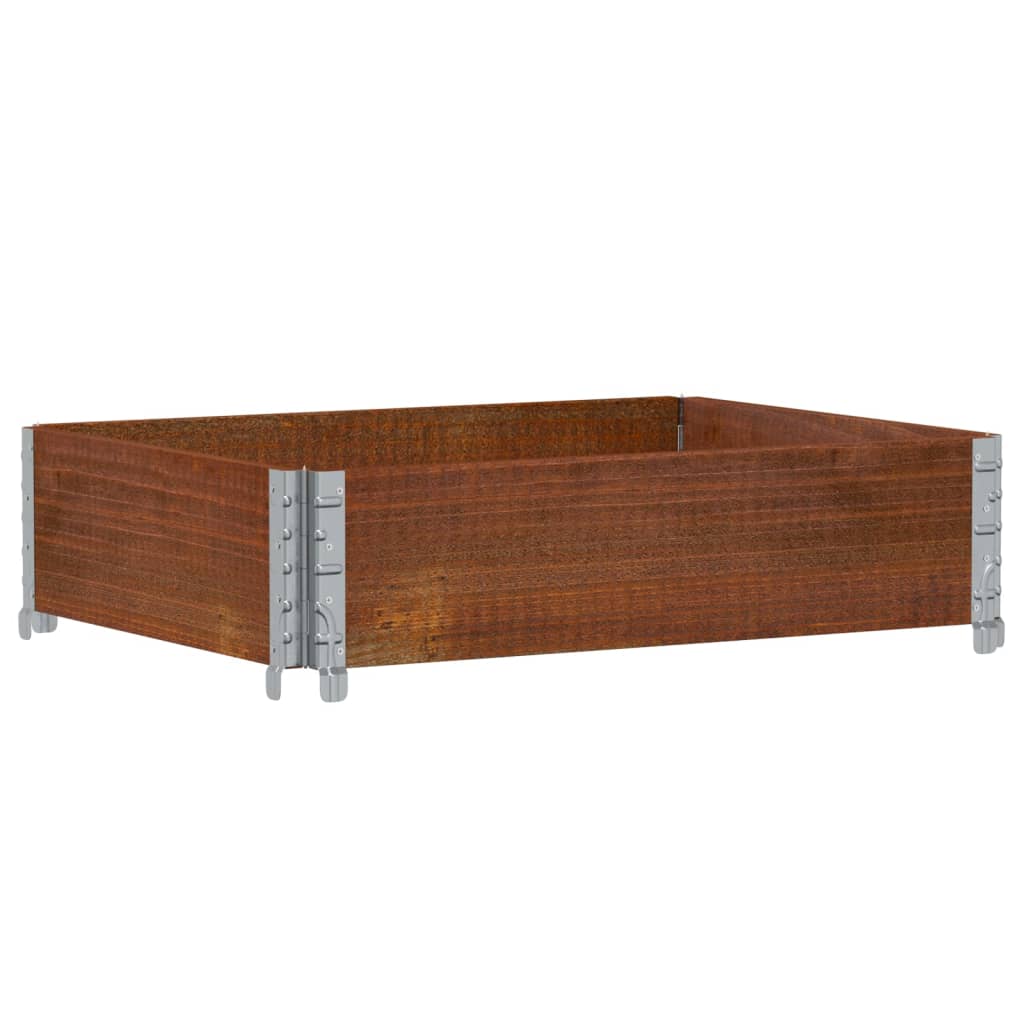Paretale per Pallet Marrone 80x60 cm in Legno Massello di Pino | homemem39