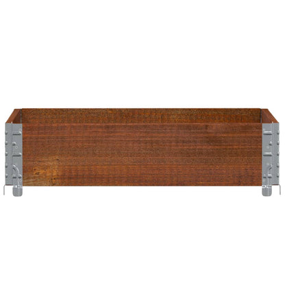 Paretale per Pallet Marrone 80x60 cm in Legno Massello di Pino | homemem39