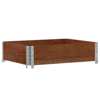 Paretale per Pallet Marrone 80x60 cm in Legno Massello di Pino | homemem39