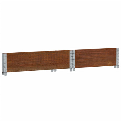 Paretale per Pallet Marrone 80x60 cm in Legno Massello di Pino | homemem39