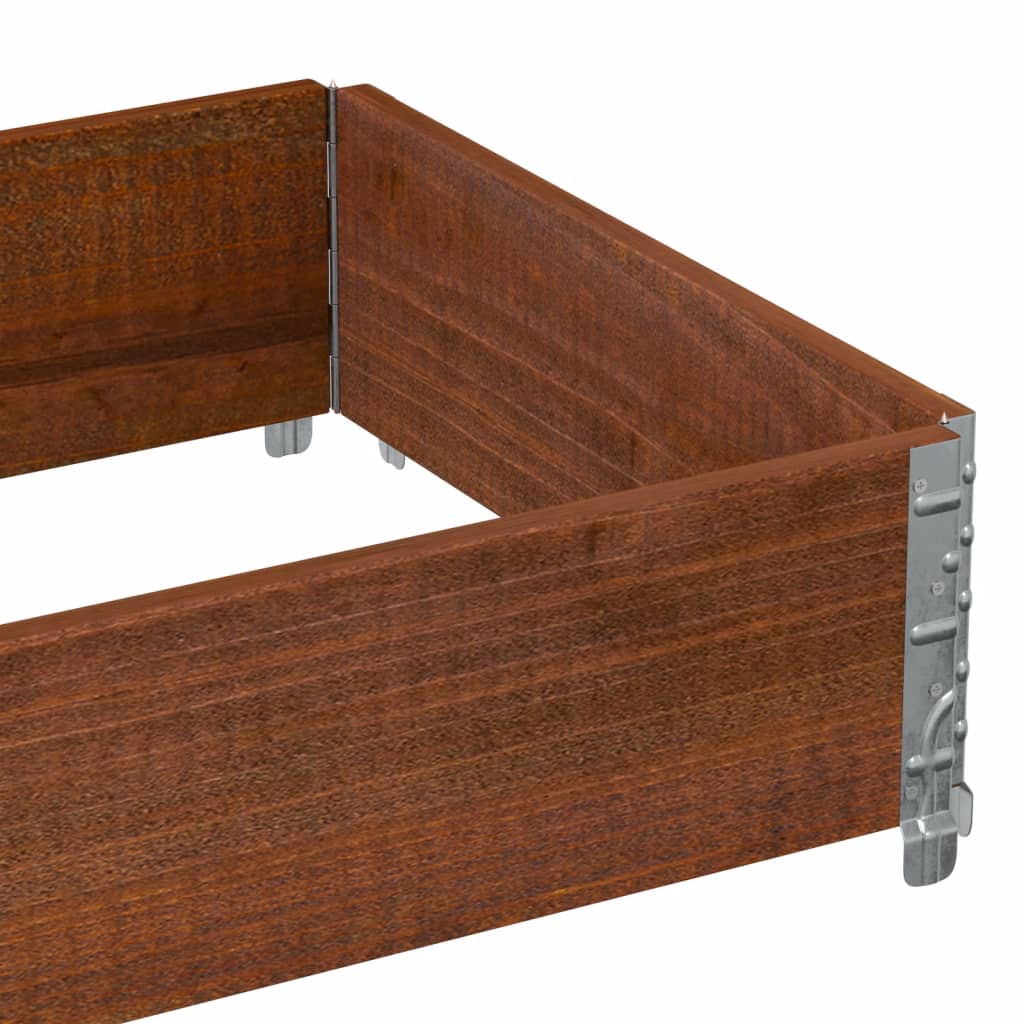 Paretale per Pallet Marrone 80x60 cm in Legno Massello di Pino | homemem39