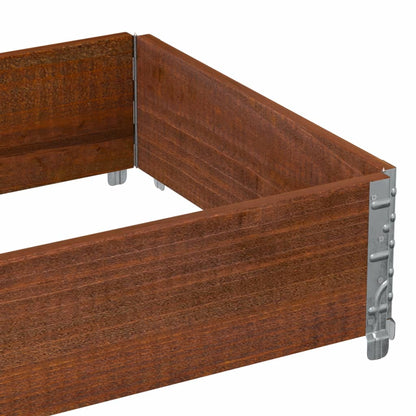Paretale per Pallet Marrone 80x60 cm in Legno Massello di Pino | homemem39