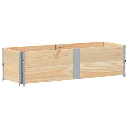 Paretali per Pallet 2 pz 150x50 cm in Legno Massello di Pino | homemem39