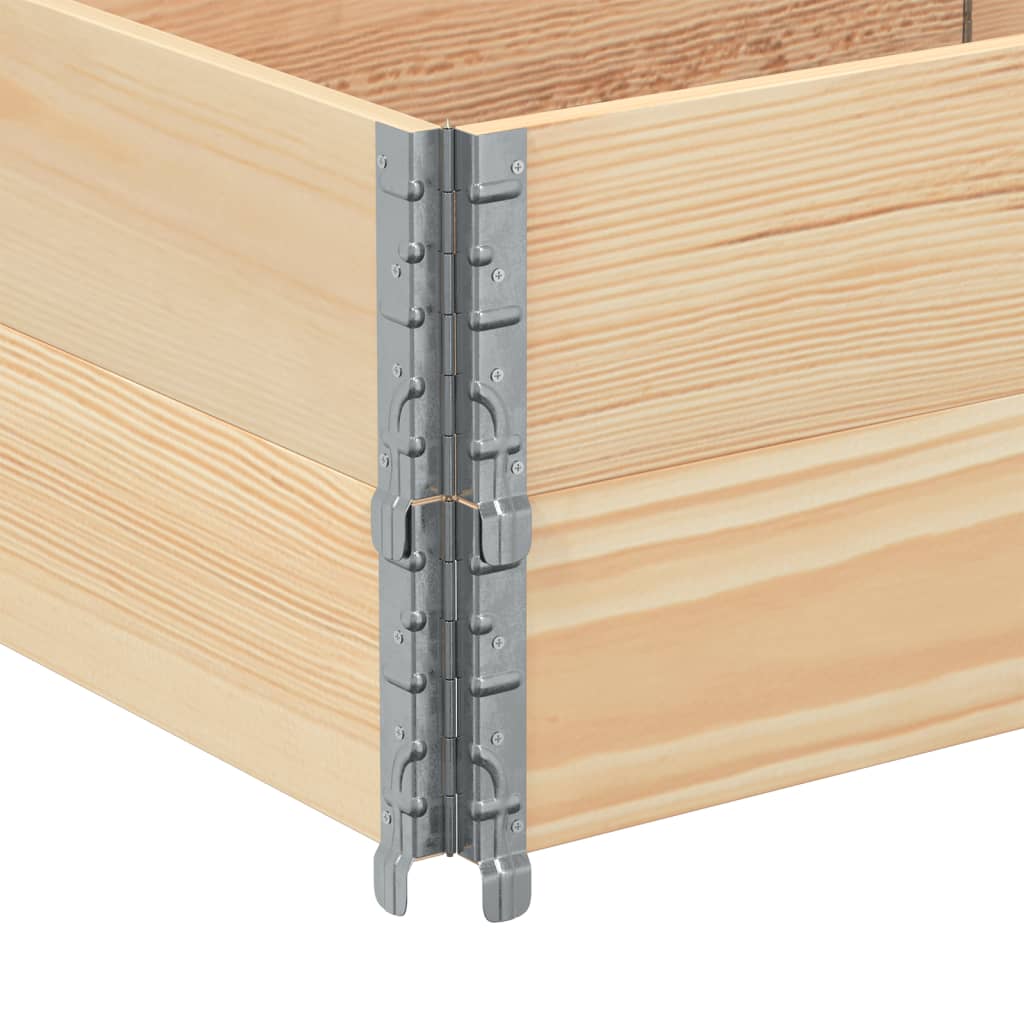 Paretali per Pallet 2 pz 150x50 cm in Legno Massello di Pino | homemem39