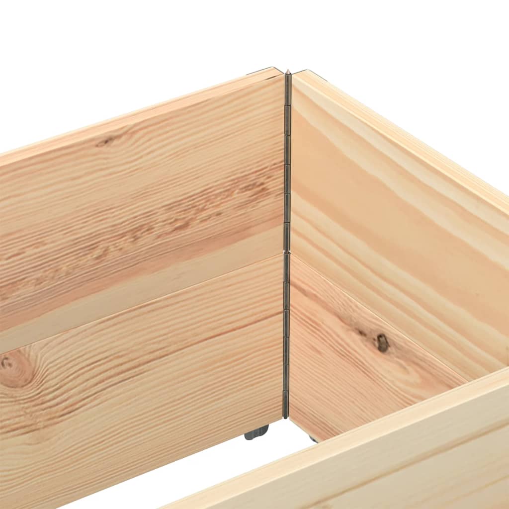Paretali per Pallet 2 pz 150x50 cm in Legno Massello di Pino | homemem39