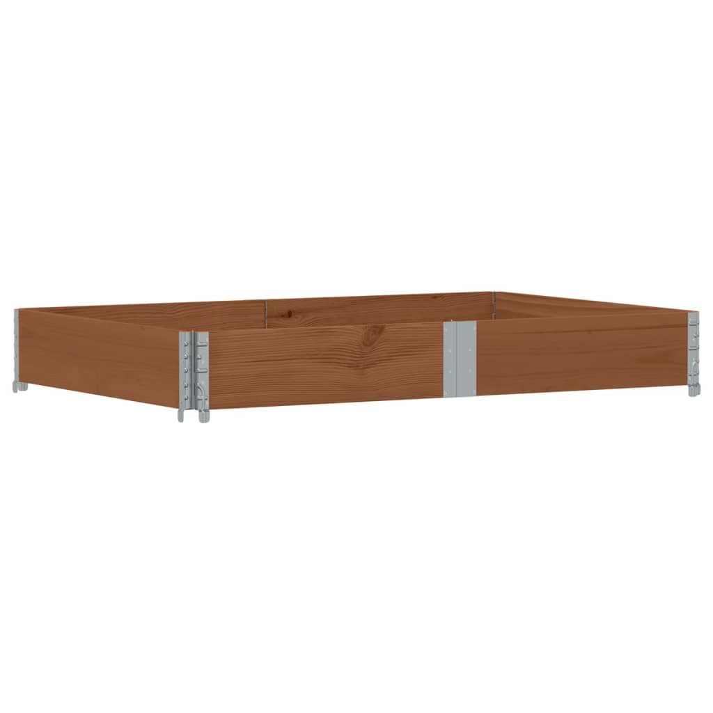 Paretale per Pallet Marrone 150x100cm in Legno Massello di Pino | homemem39