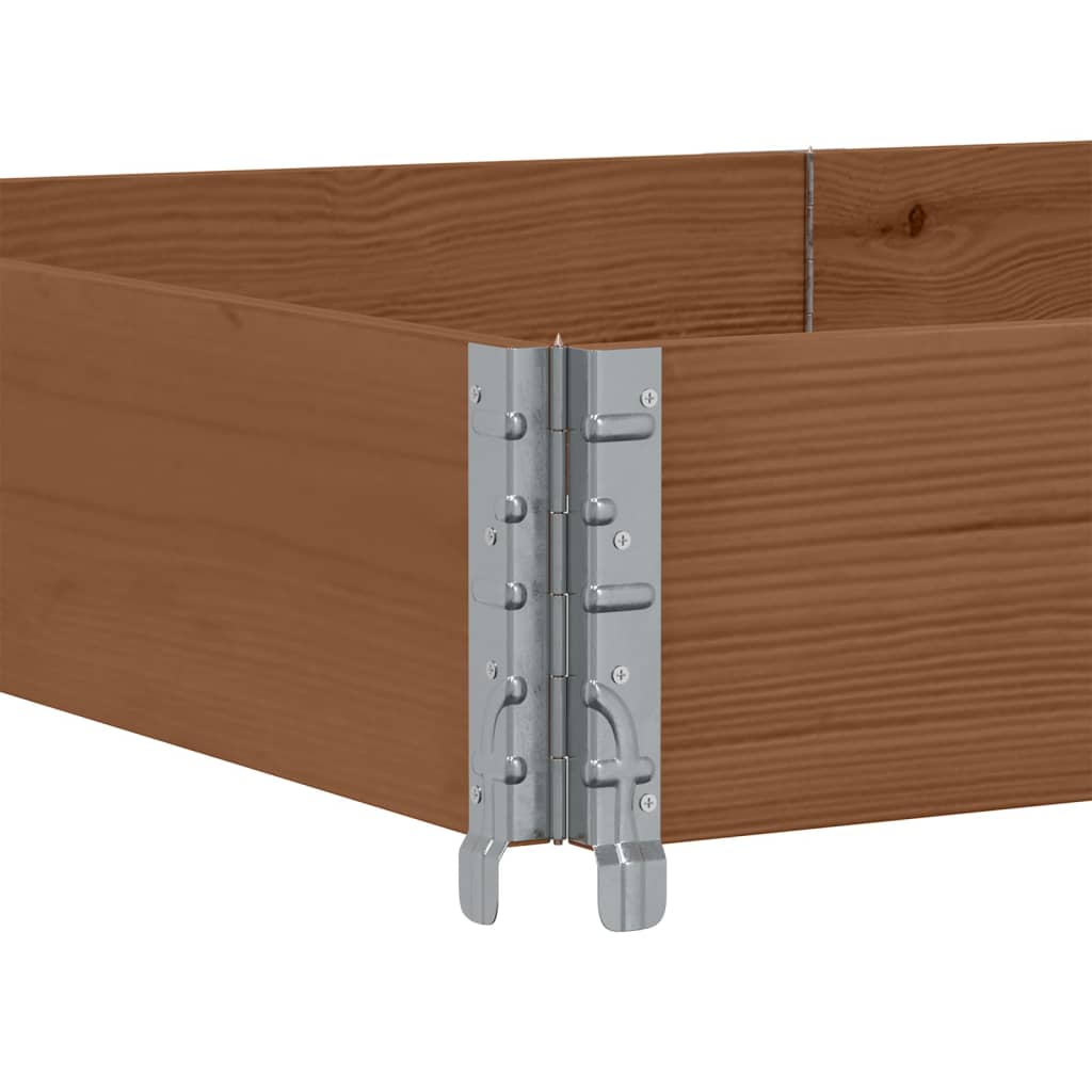 Paretale per Pallet Marrone 150x100cm in Legno Massello di Pino | homemem39