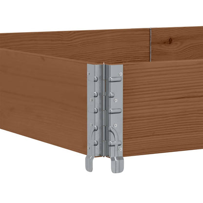 Paretale per Pallet Marrone 150x100cm in Legno Massello di Pino | homemem39