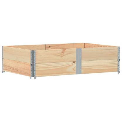 Paretali per Pallet 2 pz 150x100 cm in Legno Massello di Pino | homemem39