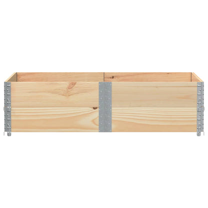 Paretali per Pallet 2 pz 150x100 cm in Legno Massello di Pino | homemem39