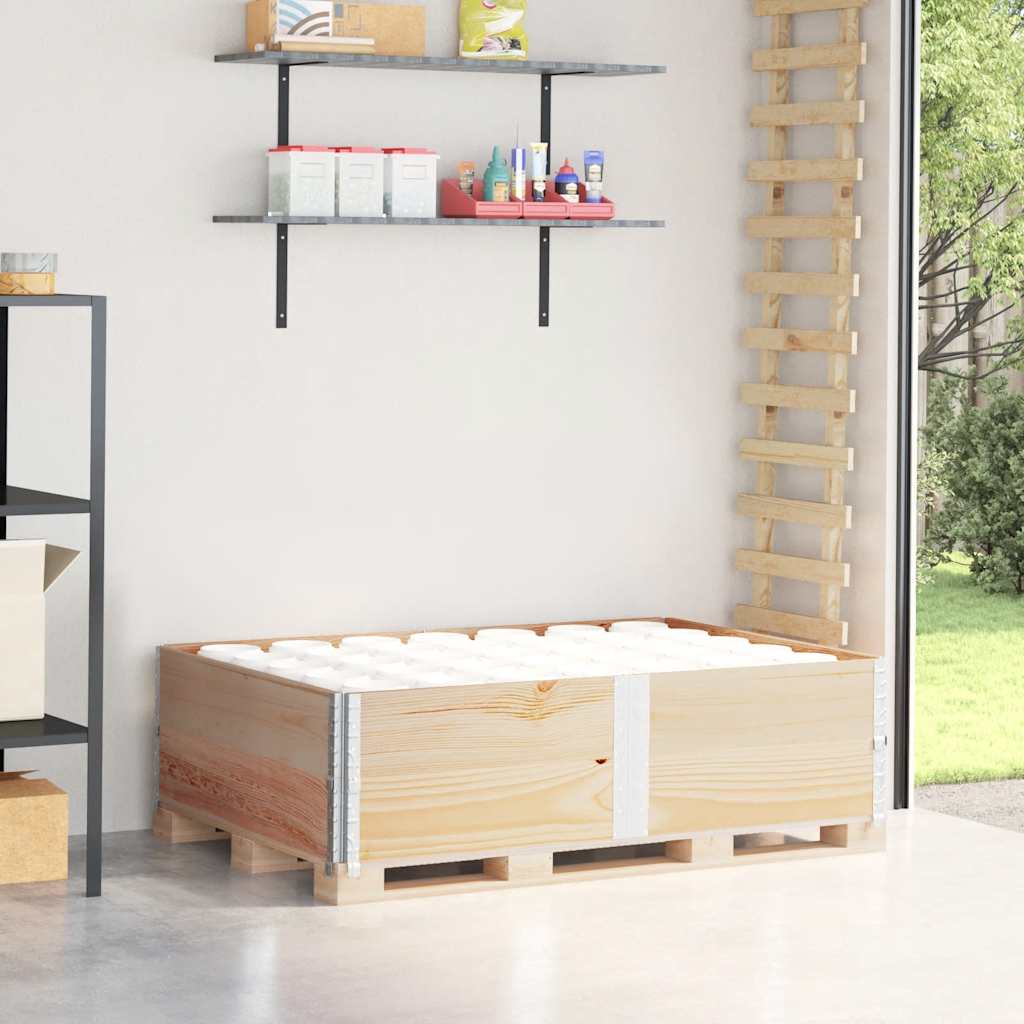 Paretali per Pallet 2 pz 150x100 cm in Legno Massello di Pino | homemem39