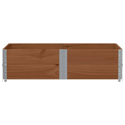 Paretali per Pallet 2pz Marroni 150x100cm Legno Massello Pino | homemem39