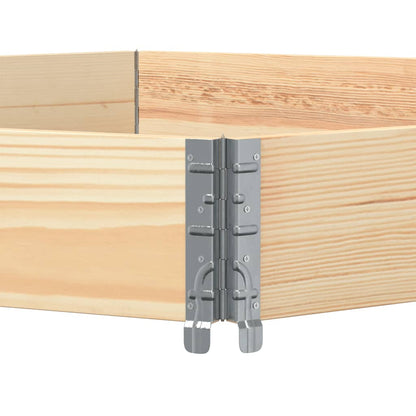 Fioriera Rialzata Esagonale 160x160cm Legno Massello di Pino - homemem39