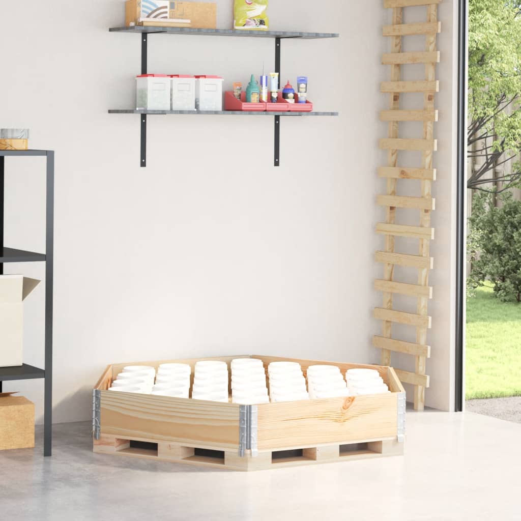 Fioriera Rialzata Esagonale 160x160cm Legno Massello di Pino - homemem39