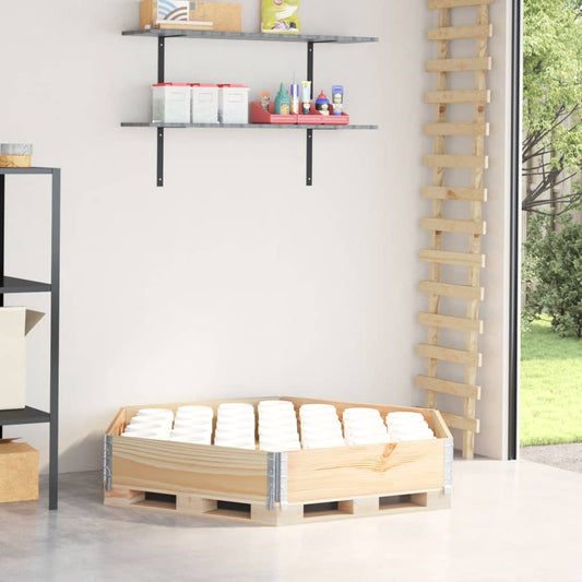 Fioriera Rialzata Esagonale 160x160cm Legno Massello di Pino - homemem39