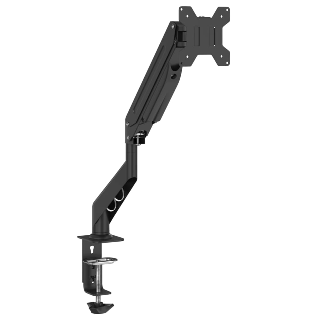 Braccio TV Singolo per Schermo Max 27 Pollici Molla a Gas 20 kg